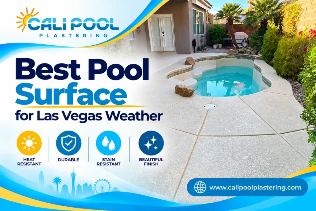 Best Pool Surface for Las Vegas Weather Plaster vs Quartz vs Pebble